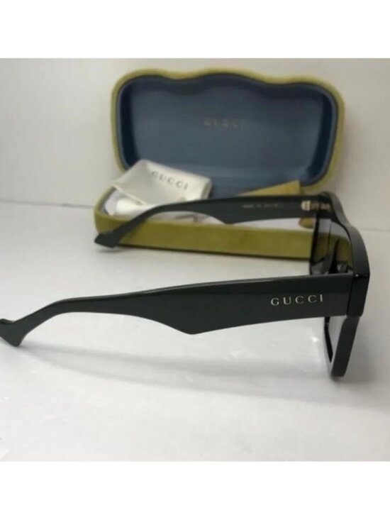 ORIGINAL _BRAND NEW GUCCI GG0962S 009 Black/Green/Grey Unisex Sunglasses main image 5